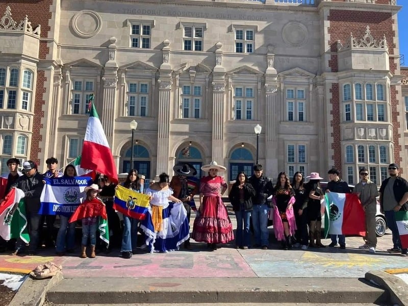 Latino Heritage Festival artwork display